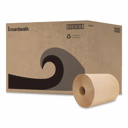 Boardwalk Green Universal Roll Towels, 1-Ply, 8" x 800 ft, Natural, 6 Rolls/Carton | Bundle of 5