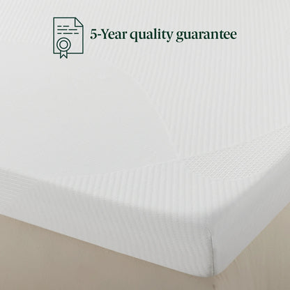 Zinus Spa Sensations Dual-Layer 4" Memory Foam Mattress Topper, Twin