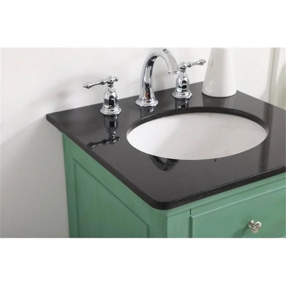19 inch single bathroom vanity in vintage mint