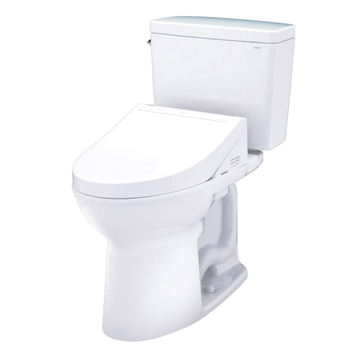 TOTO Drake 2-piece Elongated Toilet with C5 Washlet Bidet Seat