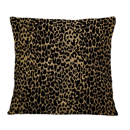 Designart Leopard Fur Safari V' Mid-Century Modern Throw Pillow - 12x20