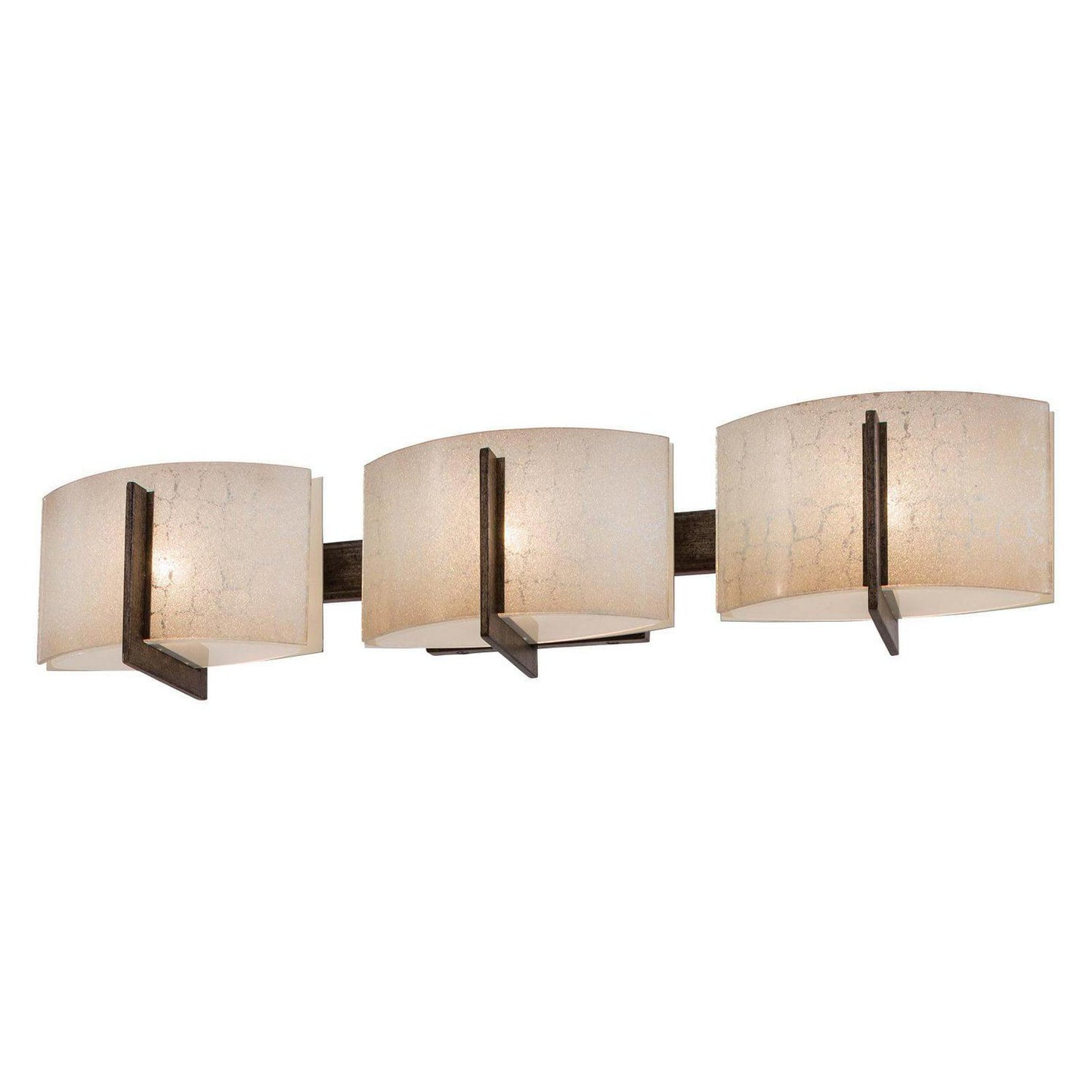 3 Light Bath Vanity Approved For Damp Locations In Contemporary Style 5.5 Inches Tall By 26.75 Inches Wide Minka Lavery 6393-77