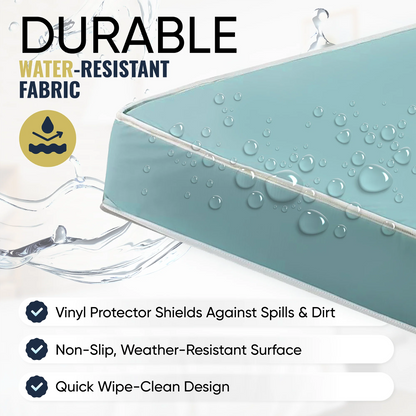 Fortnight Bedding Vinyl 5 Inch Firm Poly Foam Mattress with Water-Resistant Vinyl Cover, Twin