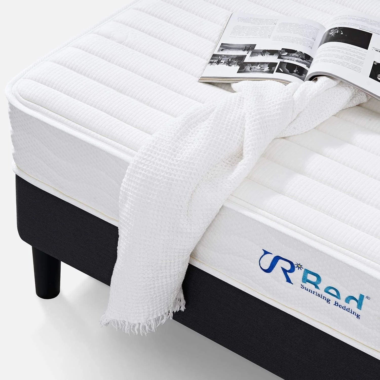 Bedding 8" Natural Latex Twin Mattress, Non-Toxic Organic Mattress