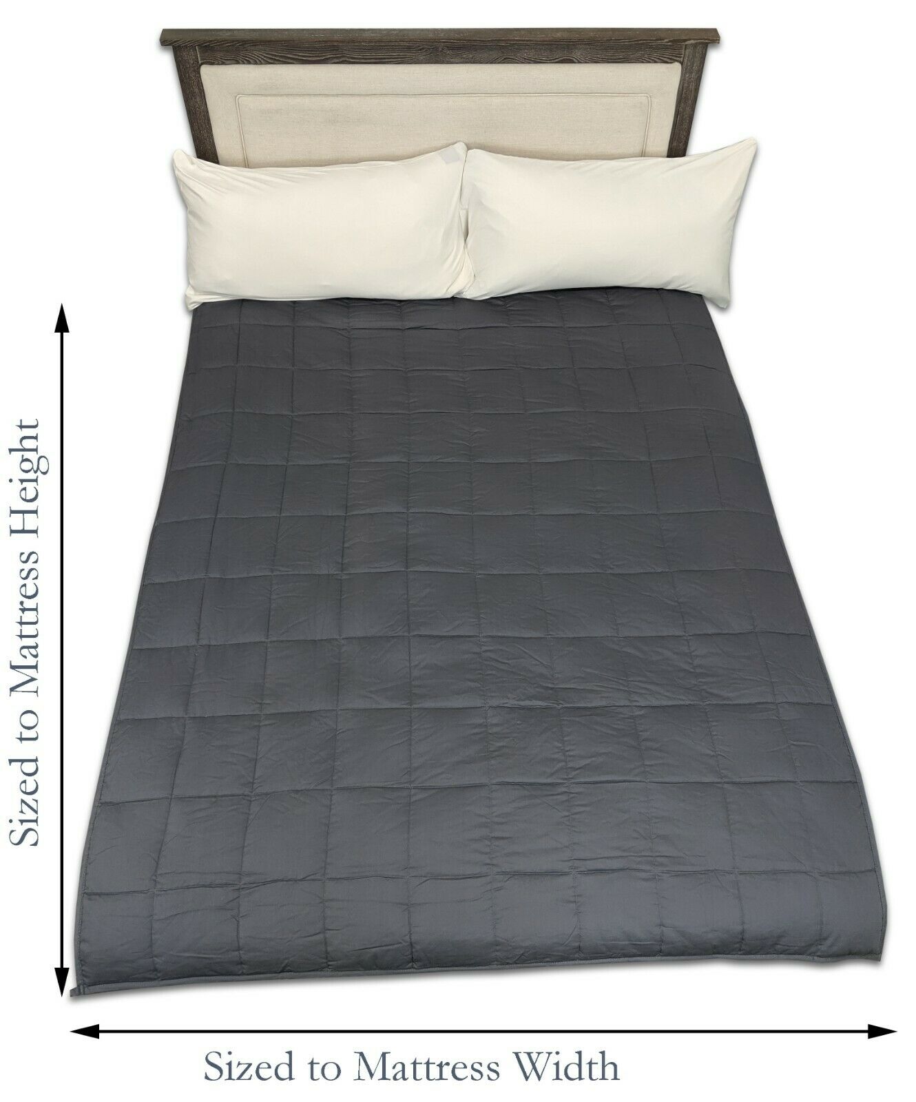 Weighted Blanket With Super Soft Microfiber Duvet Cover King, Queen, Twin Sizes In Many Weights