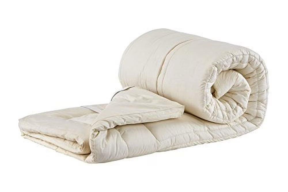 Sleep & Beyond myTopper, 100% Washable Wool Mattress Topper, Full 54x7", 1.5in thick