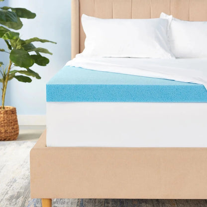 Serta 3" Cool Nights Gel Memory Foam Mattress Topper King
