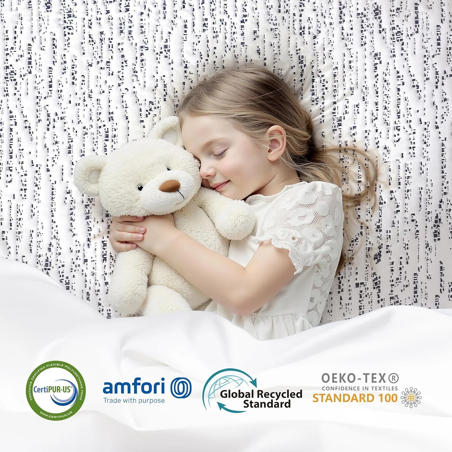Memory Foam Mattress Topper Queen Cooling Mattress Topper 3 Inch for Hot Sleepers, Pressure Relieving Mattress Pads Breathable Bed Toppers with Removable Washable Cover