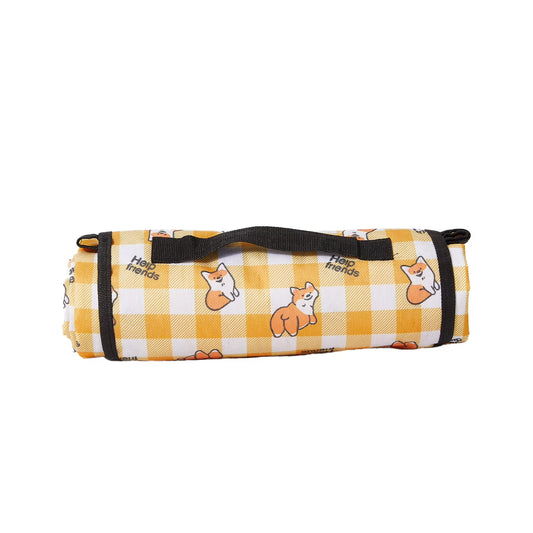 Cartoon camel Camping Picnic Blankets Orange Outdoor Waterproof Picnic Mats