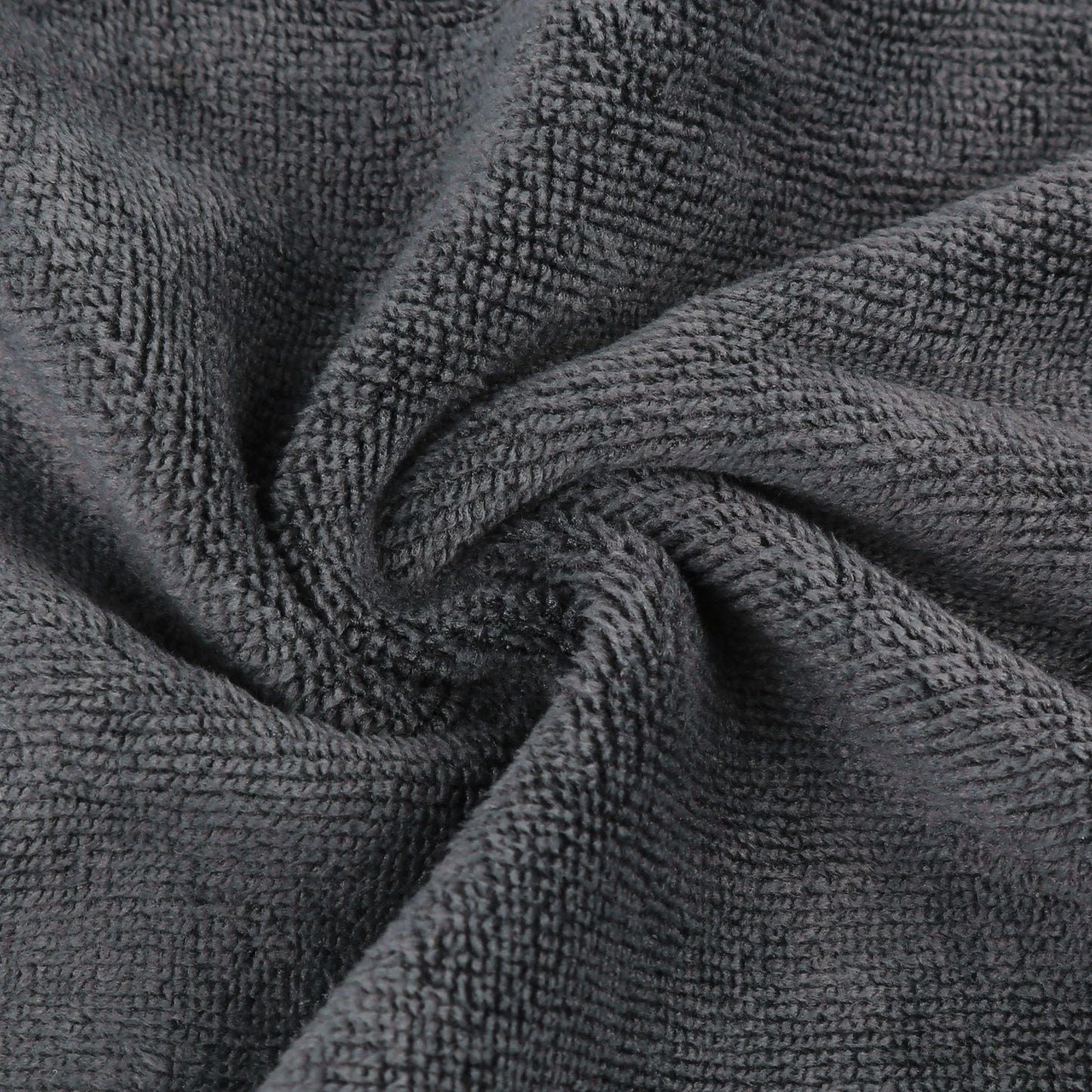 5pcs Gray 300gsm Microfiber Cleaning Cloth Absorbent Car Washing Drying Towel 40 x 40cm