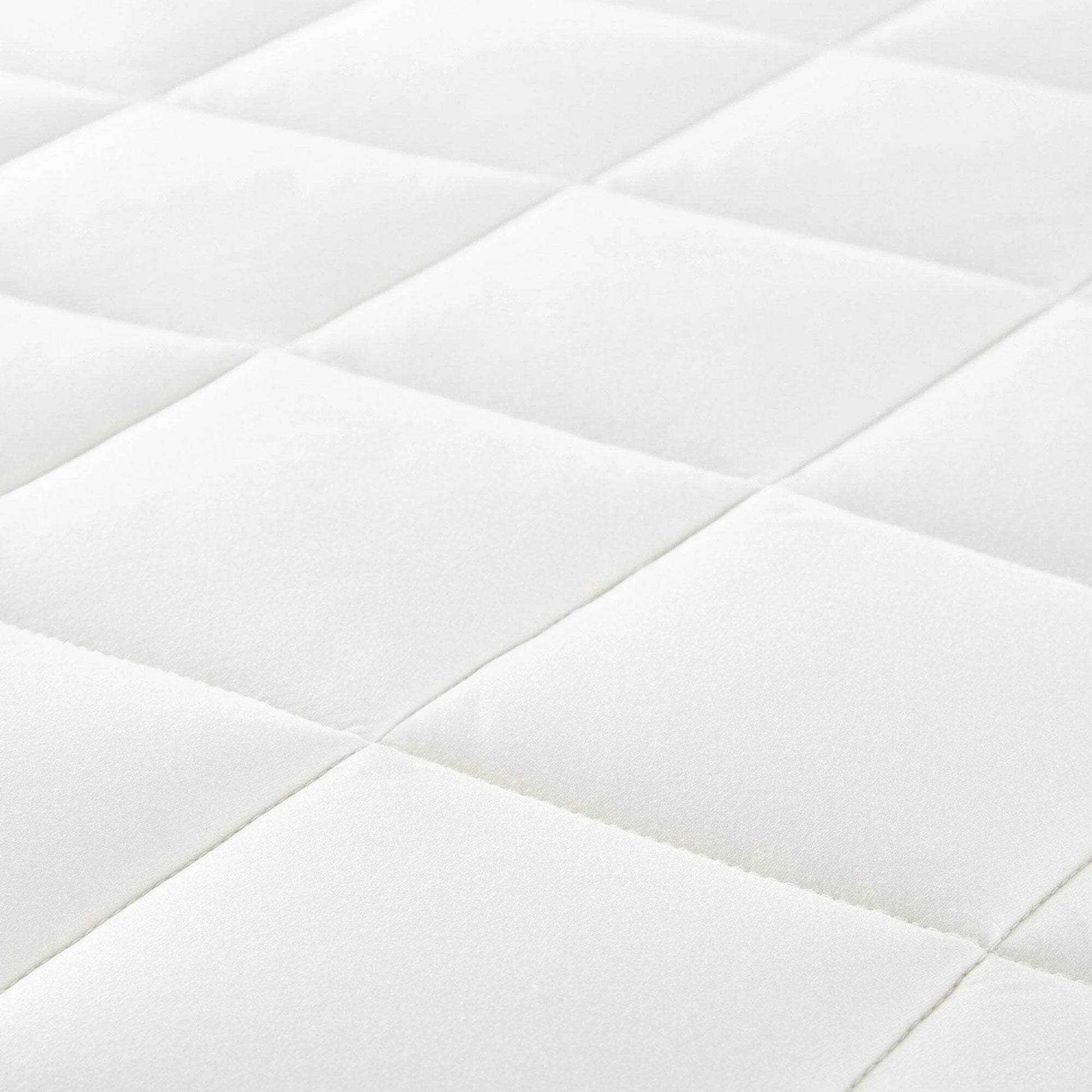 Whisper Organics 100% Cotton Organic Mattress Protector, 500TC Mattress Pad, Twin size, White