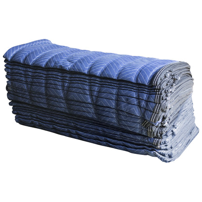 Buffalo Tools 72 x 80 inch Reversible Moving Blanket Set - 24 Pack