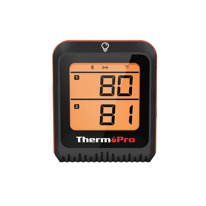 TThermoPro TP920w 500FT Wireless Bluetooth Meat Thermometer with Dual Temperature Probe Smart Digital Cooking BBQ Thermometer for Grilling Oven Food Smoker Thermometer, Rechargeable