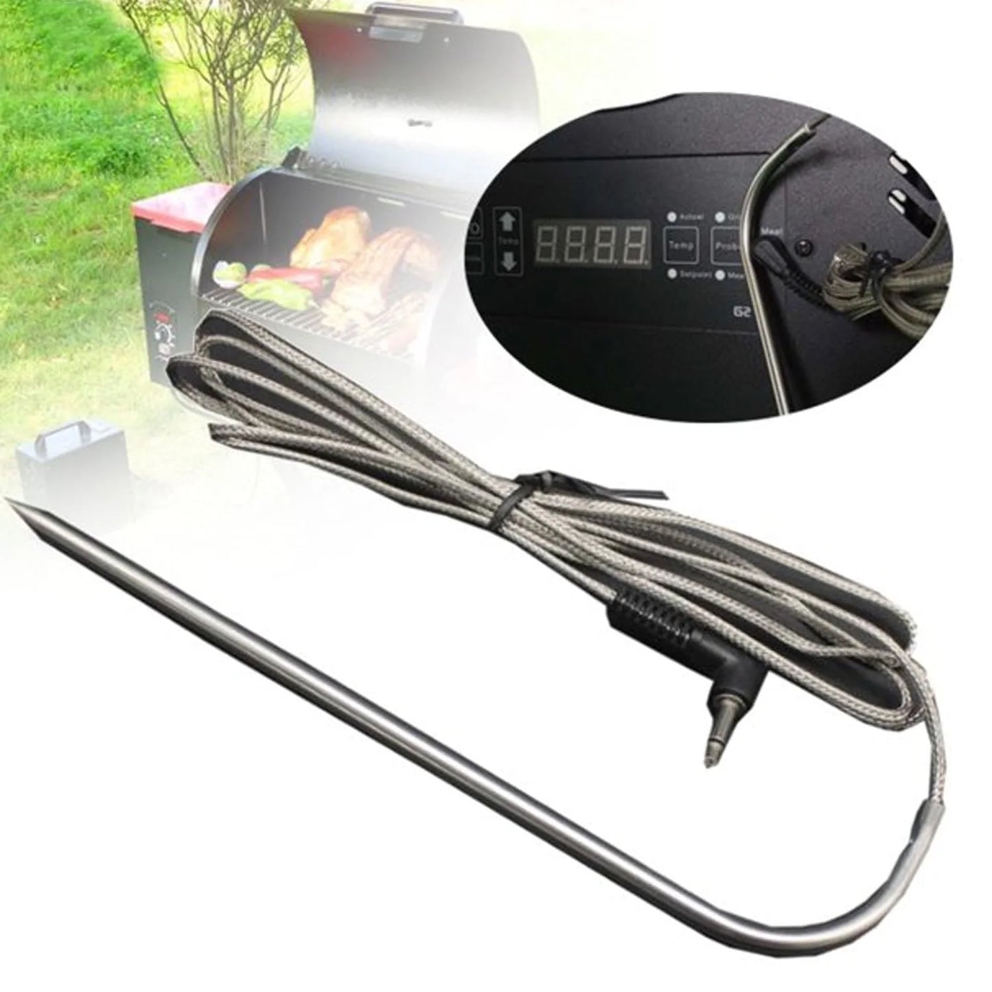 uyoyous 2 Pack Replacement For Meat BBQ Probe Sensor Pit Boss Pellet Grills Smokers Stove