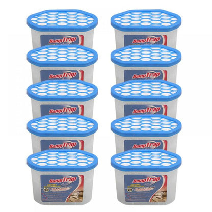 HULKLIFE Dehumidifier Box Of 250ml Calcium Chloride Condensation Remover Moisture Absorber Dehumidifiers for Damp Mould Moisture In Home Kitchen Wardrobe Bedroom