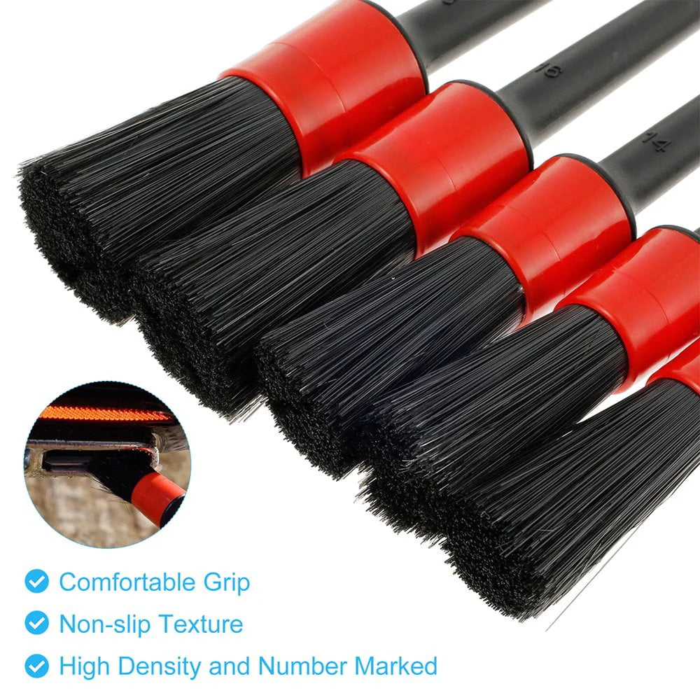 Dsseng 18pcs Car Wash Cleaning Tools Kit Car Detailing Set Car Wash Kit Interior and Exterior with Car Detail Brushes Tire Brush Towels