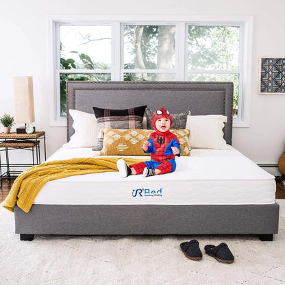 Bedding 8" Natural Latex Twin Mattress, Non-Toxic Organic Mattress