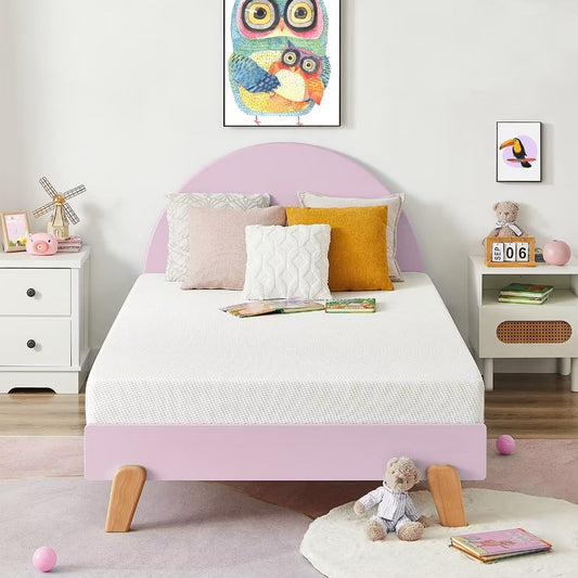 Vipkoe Gel Memory Foam Mattress for Pressure Relief & Cooler Sleep, 6 inch in a Box, Twin XL