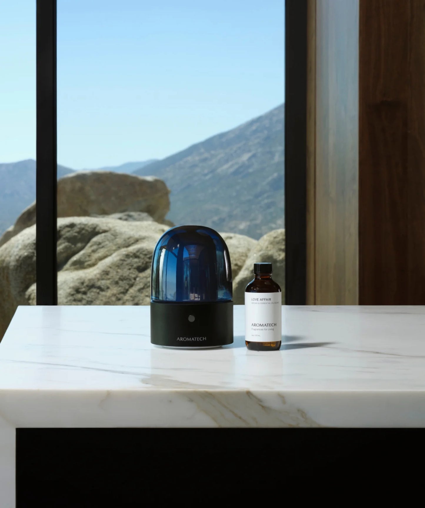 AromaTech AromaDream Scent Diffuser for Essential Oil Blends & Fragrances - Cold-Air Diffusion Scent Machine w/Bluetooth for Home, Bathroom, Bedroom, Boutiques, Spa - Nebulizing Diffusion System