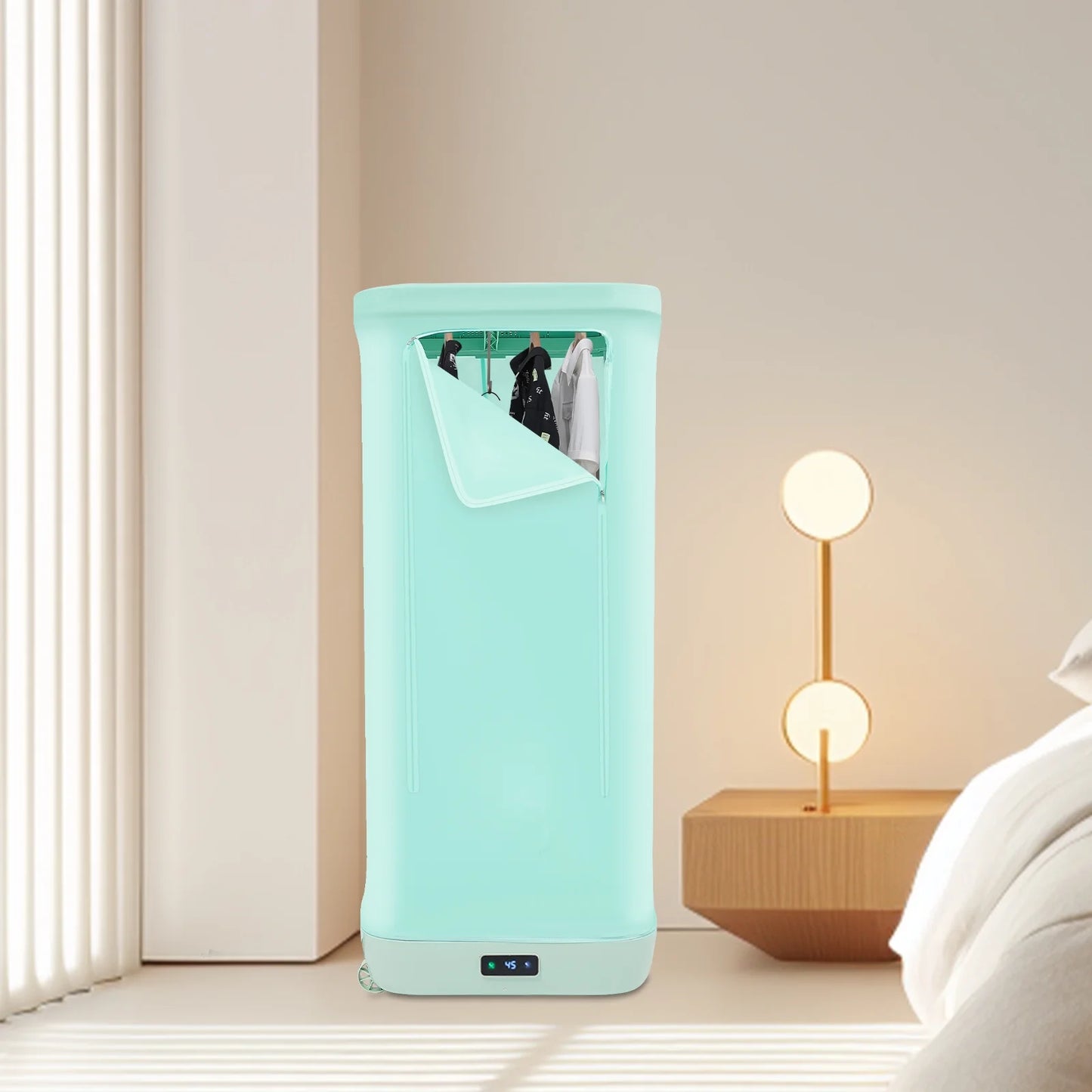 Portable Clothes Dryer Mini Electric Wardrobe Clothing Drying Machine Freestand for Homes, Dormitories