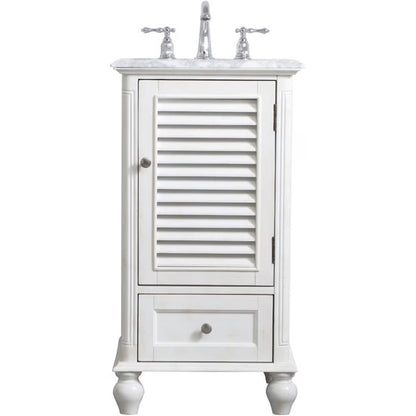 19 inch single bathroom vanity in grey