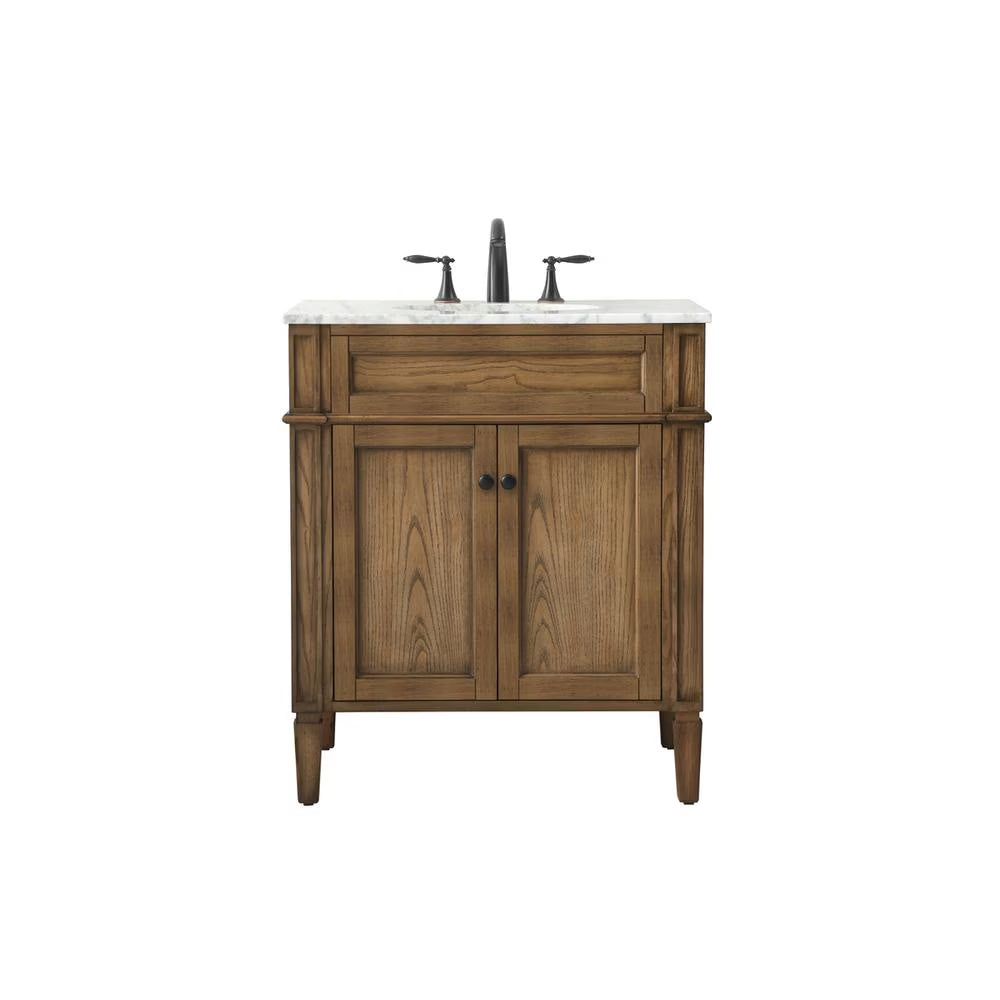 Elegant Kitchen and Bath 30 inch Single bathroom vanity in Grey