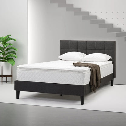 Zinus Dream Pillow Top 10" Hybrid of Comfort Foam and Pocket Spring Mattress, Full