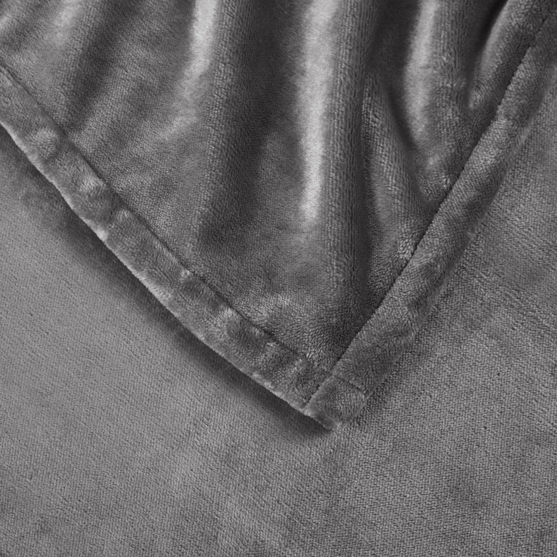 Serta Gray Polyester Electric Blanket, Queen