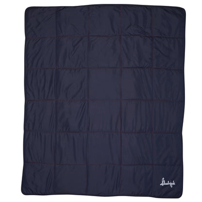 Slumberjack Elk Creek Insulated Indoor/Outdoor Blanket Quilt, Indigo, 60" L x 70" W