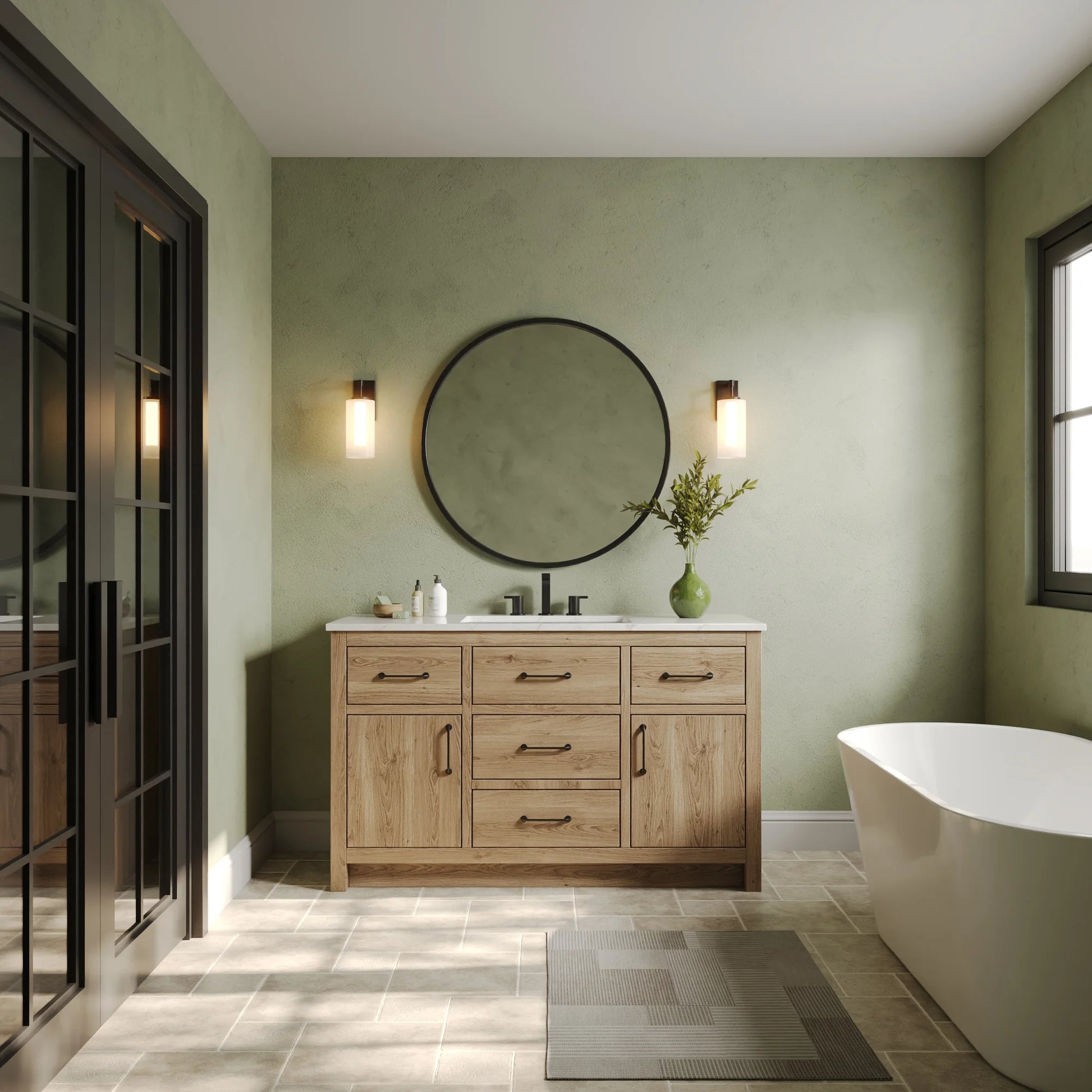 DV-1U0208 DeerValley 24" x 17" White Ceramic Rectangular Undermount Bathroom Sink with Overflow