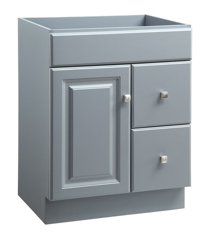 Design House Solid Wood Wyndham 24" Ready to Assemble 2-Door Bath Vanity Cabinet, White