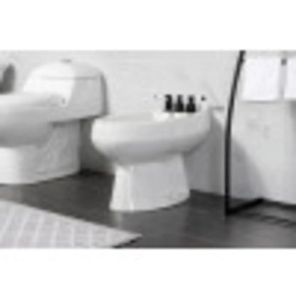 Kingston Brass KB6327DPL Paris Three-Handle Bidet Faucet, Brushed Brass