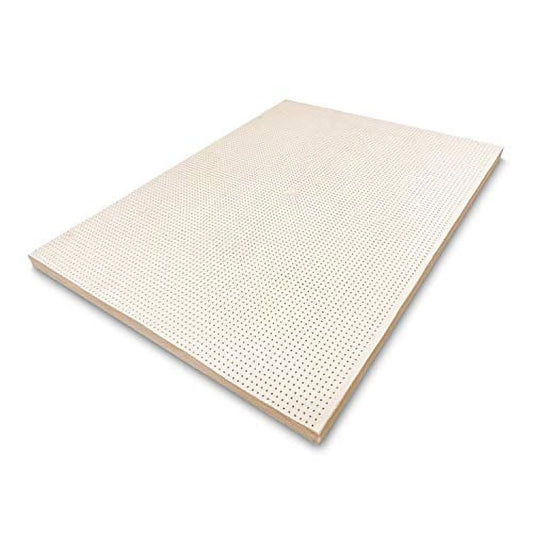 AK TRADING CO. Natural, Hypo-Allergenic & Organic - Latex Foam Mattress Topper - 3 Inch Medium Density (Twin - 75" x 38")