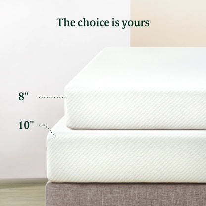 Zinus 8" Green Tea Arie Memory Foam Mattress, Full