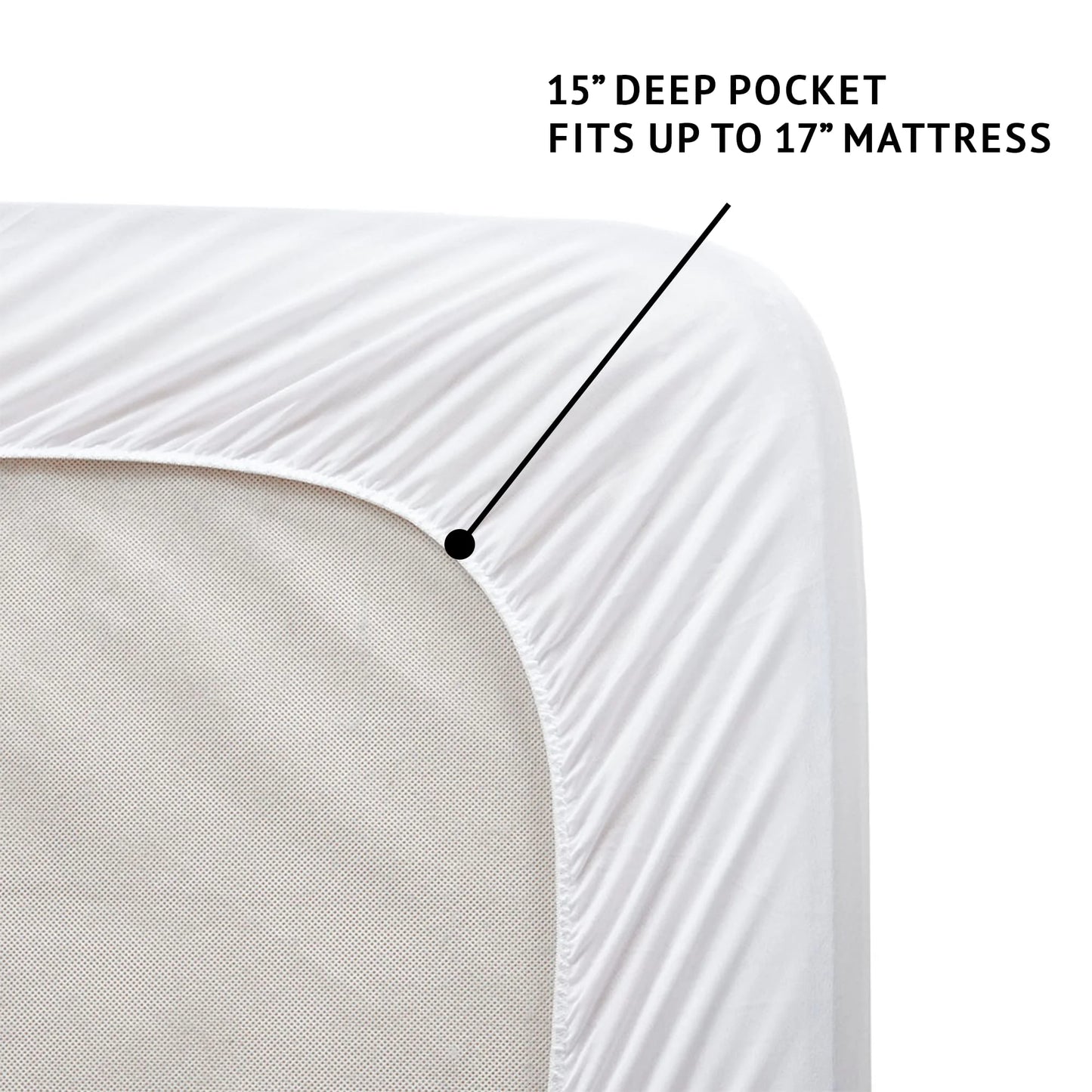 Serta Plush Queen Top Heated Plush Electric Mattress Pad, Auto Shut Off Ultra-Soft Waterproof Heating Mattress Protector with Dual Controller and 10 Heat Settings White