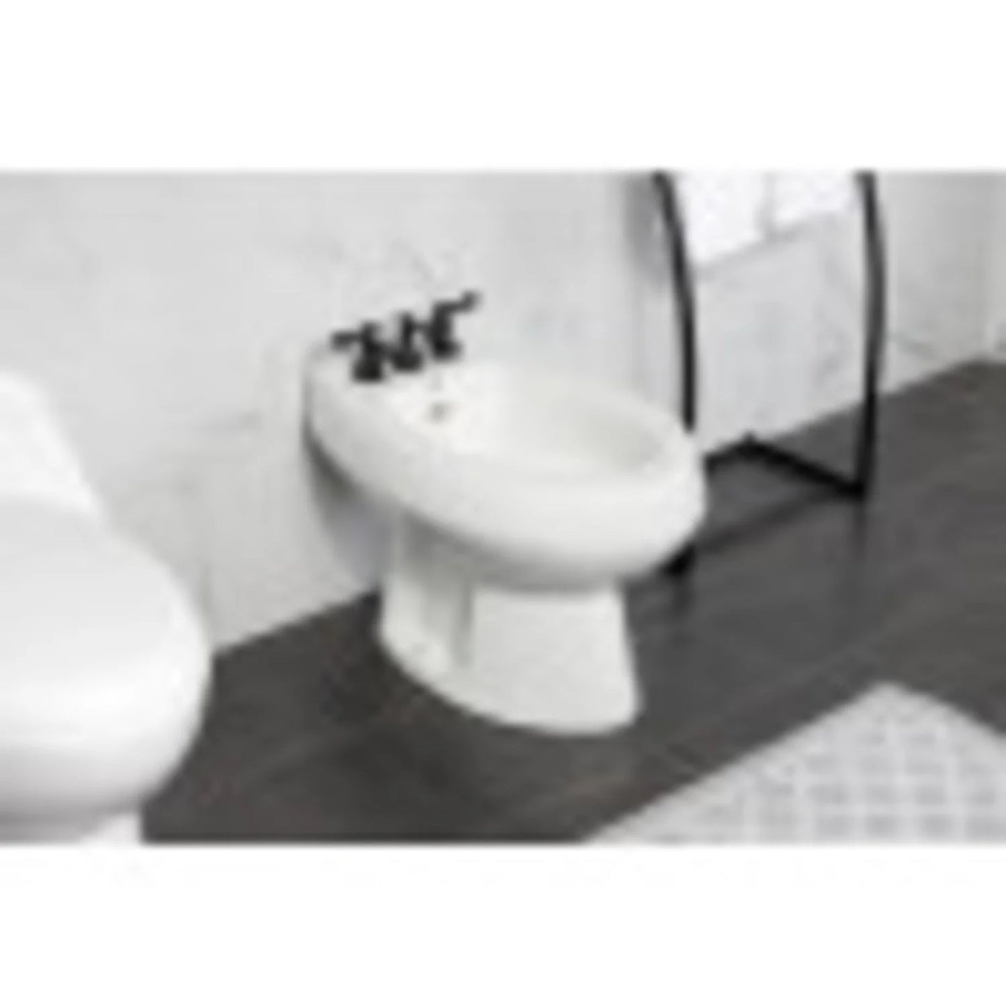 Kingston Brass KB320ACL American Classic Three-Handle Bidet Faucet, Matte Black
