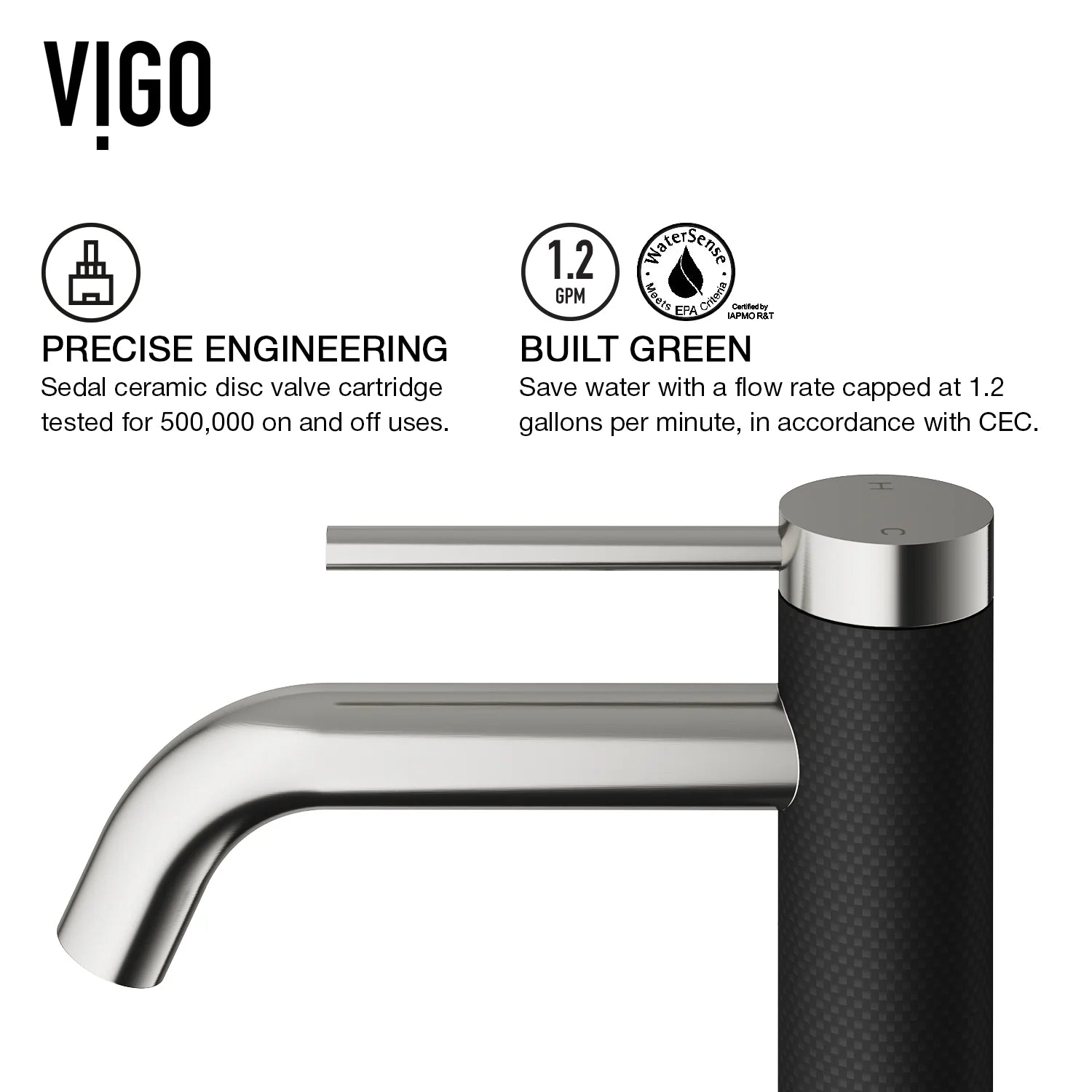 VIGO Lexington Single Handle Single-Hole Bathroom Vessel Faucet in Brushed Nickel