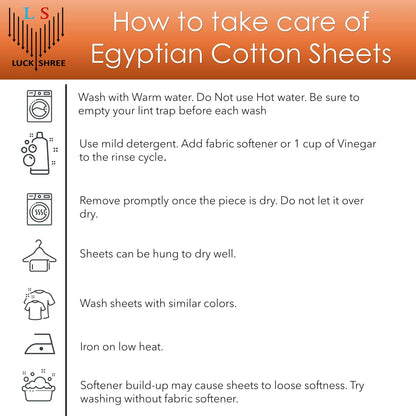 21-INCH EXTRA DEEP POCKETS -Twin XL Egyptian 700-TC Cotton 6-PC Sheet Set with 1 Fitted Sheet, 1 Oversized Flat Sheet 4 Pillowcases - Black