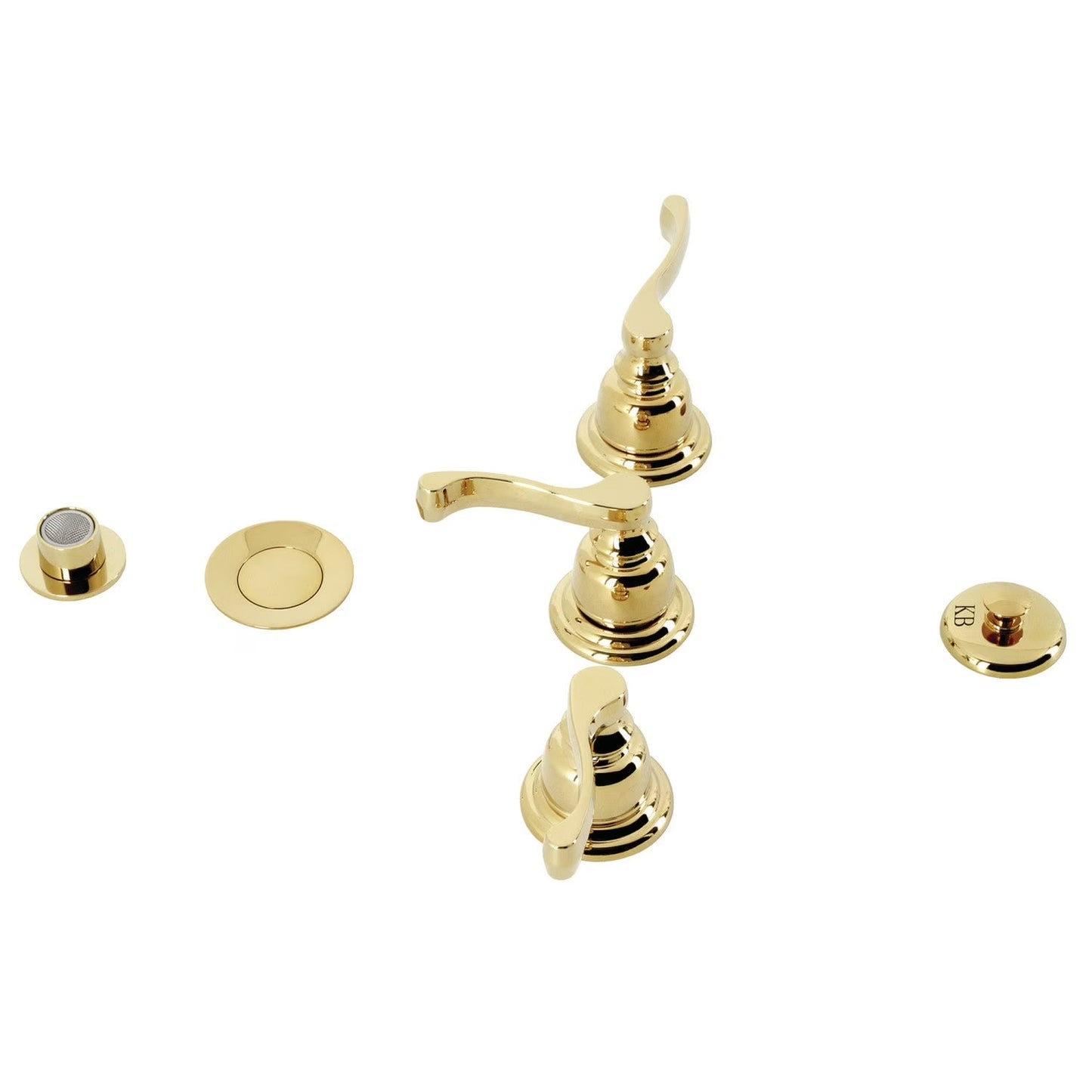 Kingston Brass KB328FL Bidet Faucet, Brushed Nickel