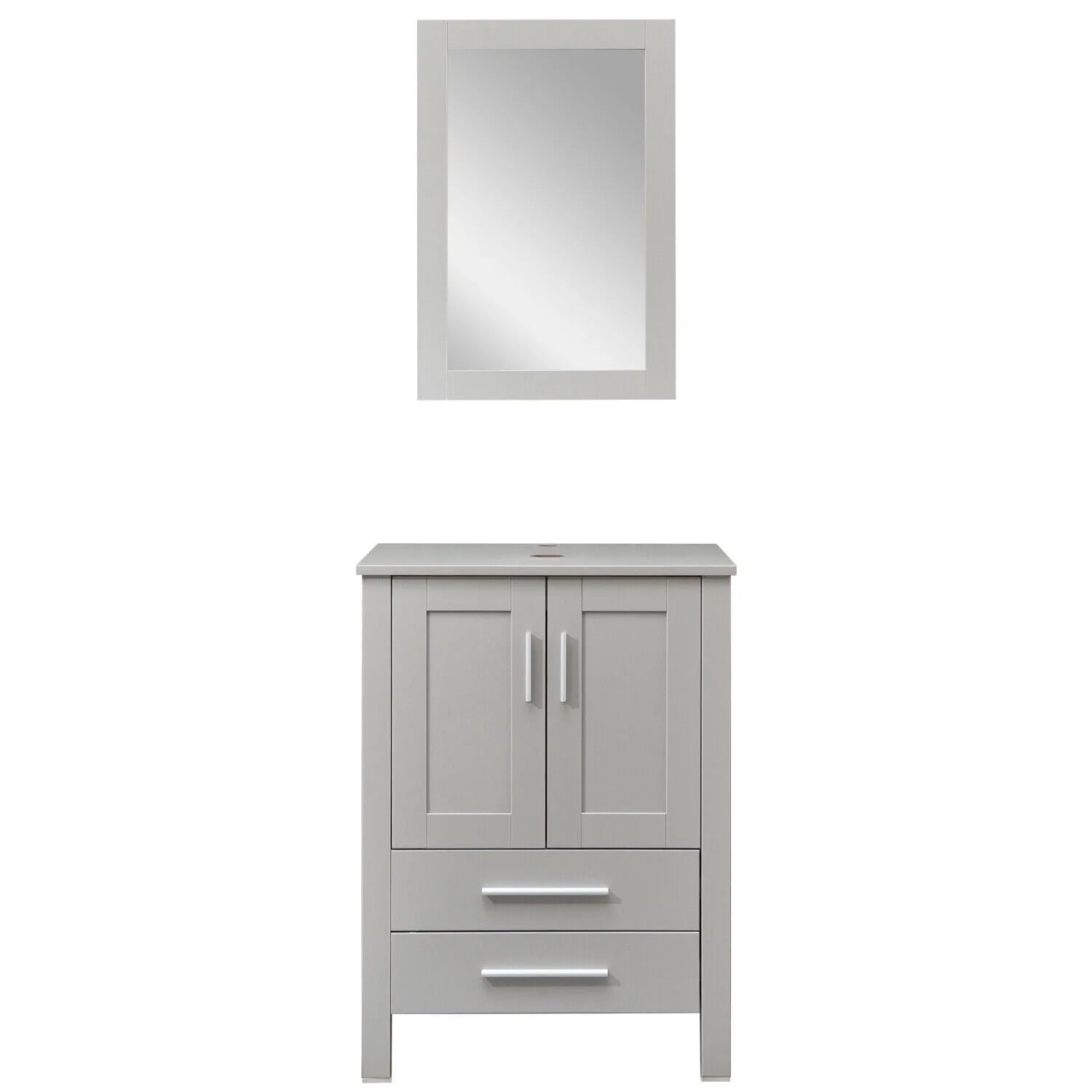FULLWATT 24 in Bathroom Cabinet Storage Pop up Drain New (Sink Not Included)