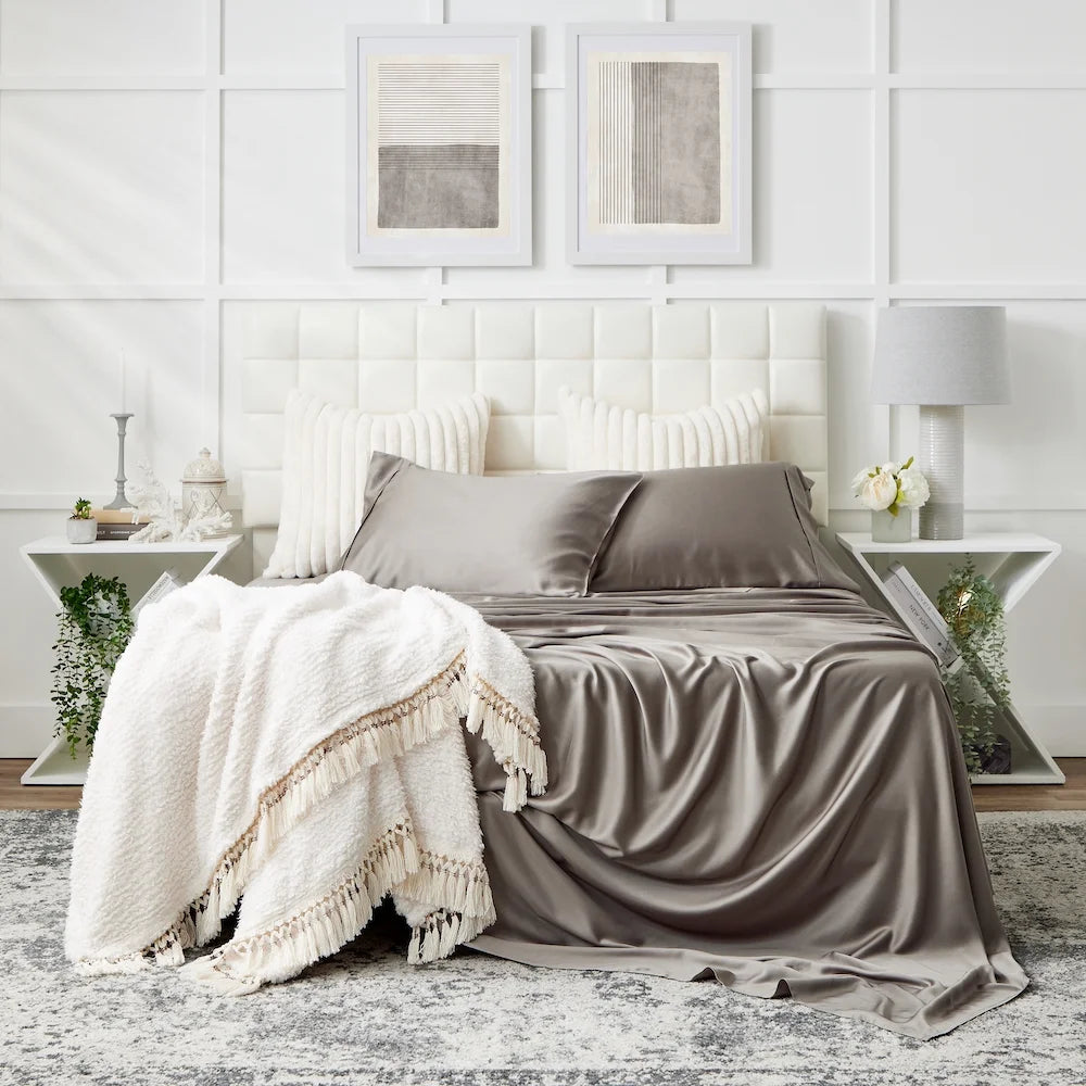 Cosy House Collection 100% Rayon Derived from Bamboo Bed Sheet Set