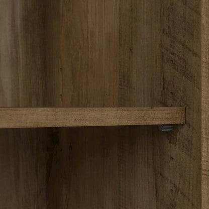 Bush Furniture Cabot Tall Bathroom Cabinet in Reclaimed Pine - Engineered Wood