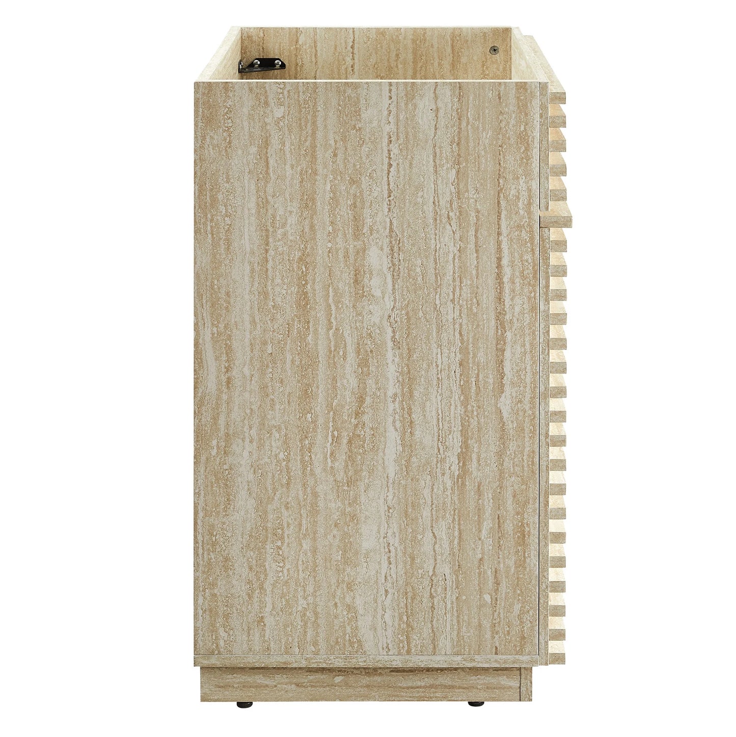 Modway Render 24" Faux Travertine Bathroom Vanity Cabinet (Sink Not Included) in Travertine