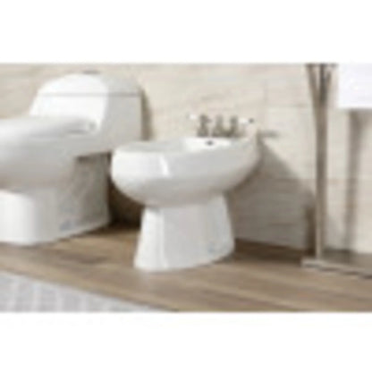 Kingston Brass KB320PL Victorian Three-Handle Bidet Faucet, Matte Black