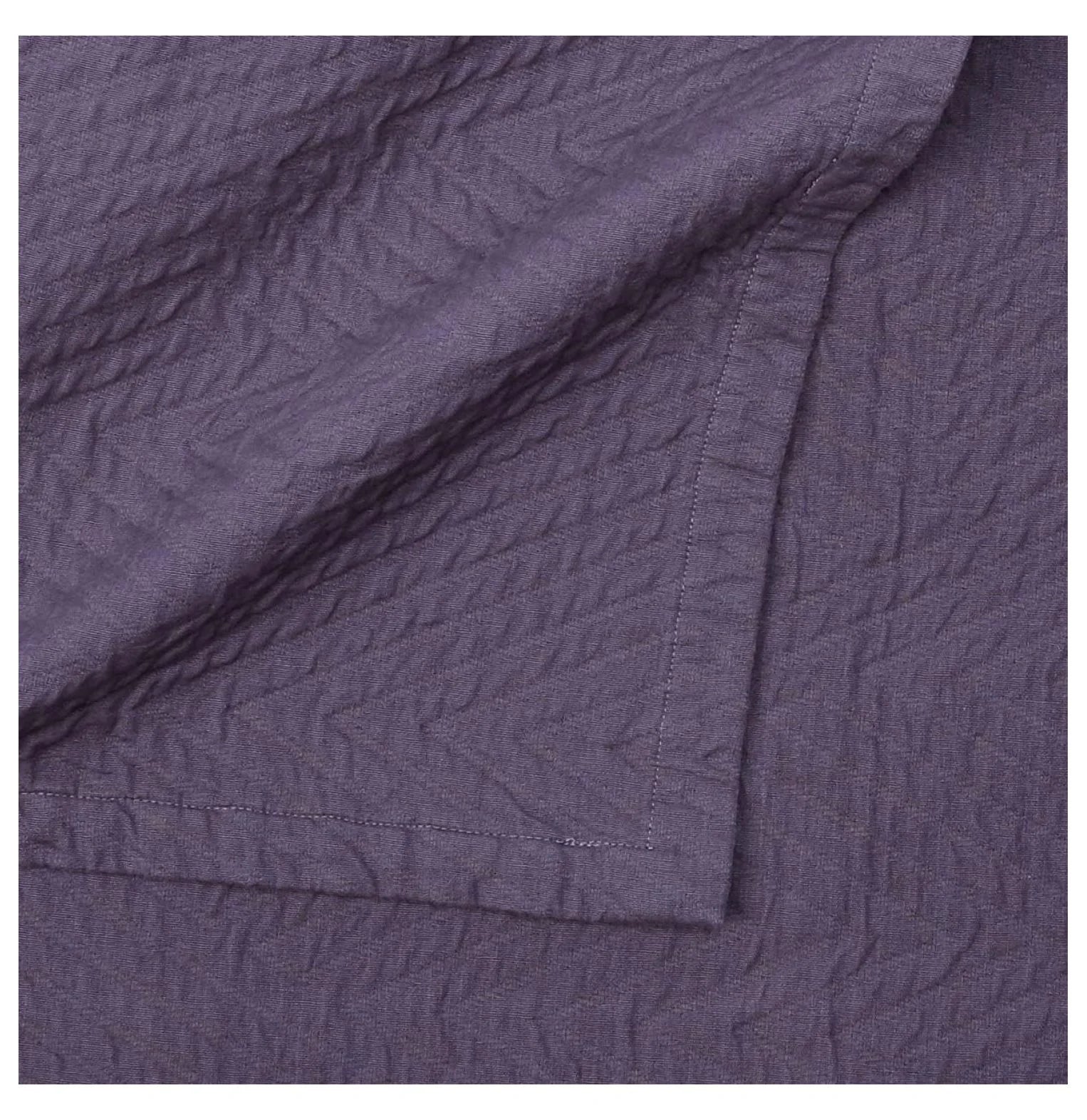 Matelass Blanket Coverlet, Queen, Grid/White