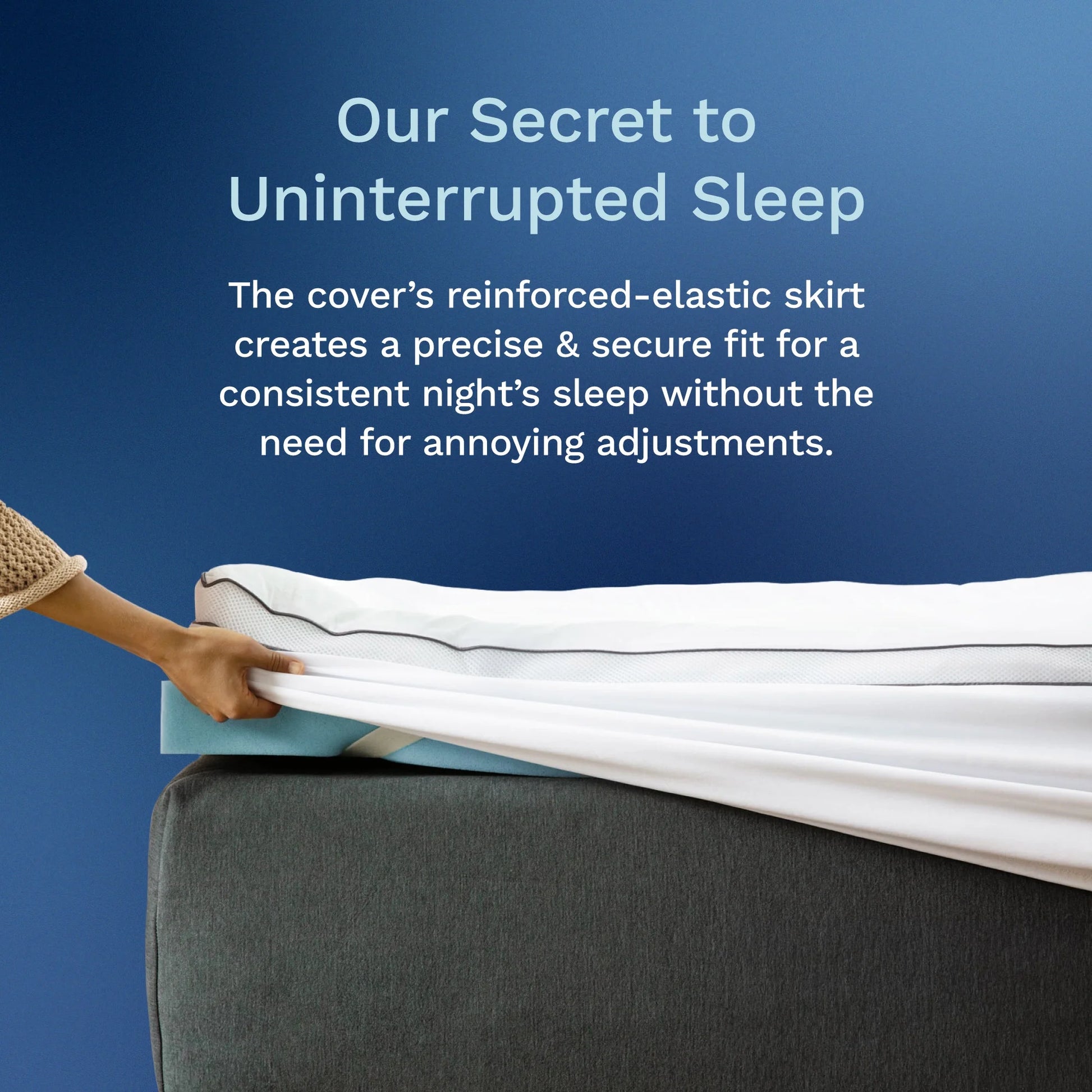 Viscosoft Hybrid Lux Dual Layer Mattress Topper - Twin Size - 4 Inch - CertiPUR-US Certified Gel Memory Foam