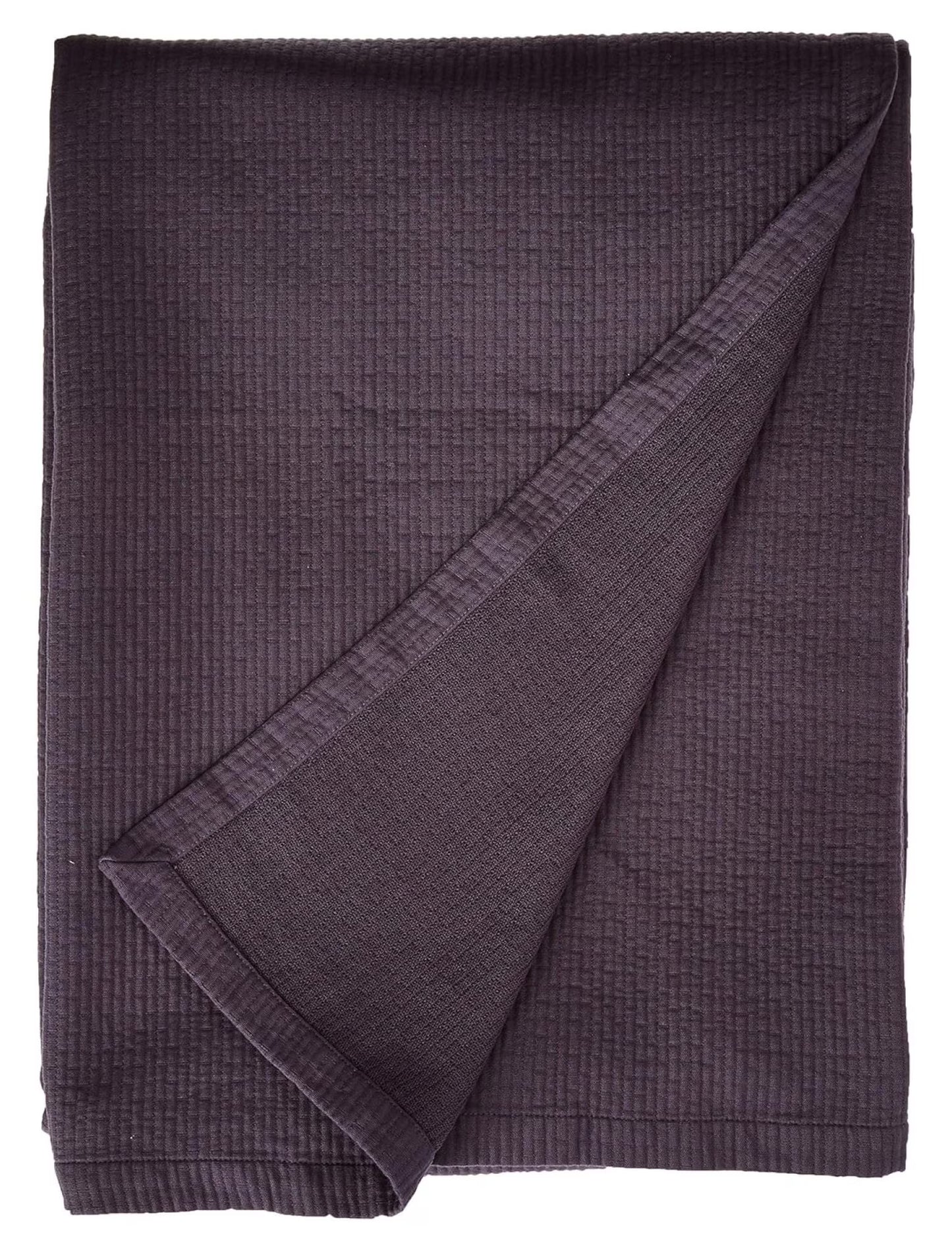 Matelasse Blanket Coverlet, Foliage Pattern, King, Light Grey