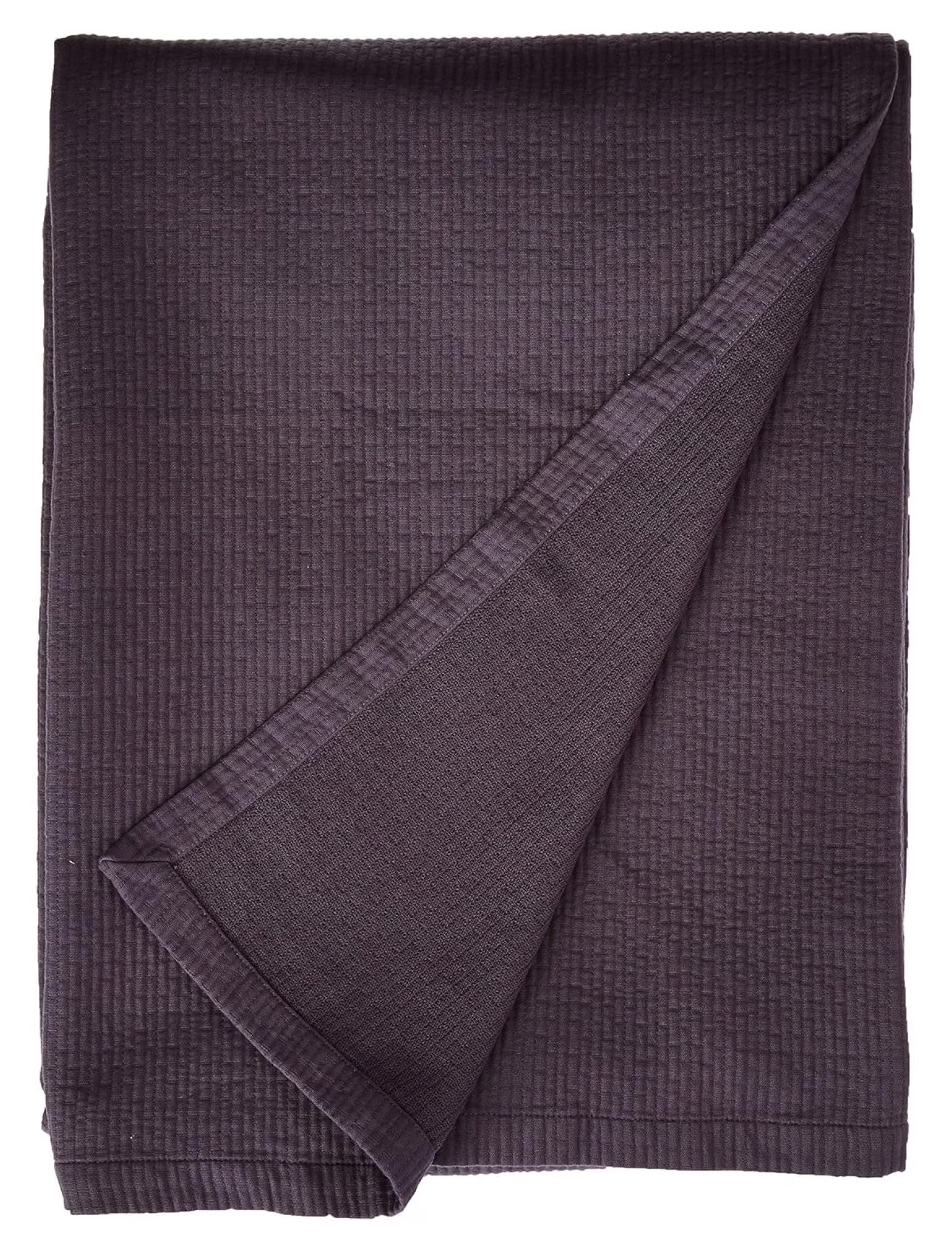 Matelasse Blanket Coverlet, Foliage Pattern, King, Light Grey