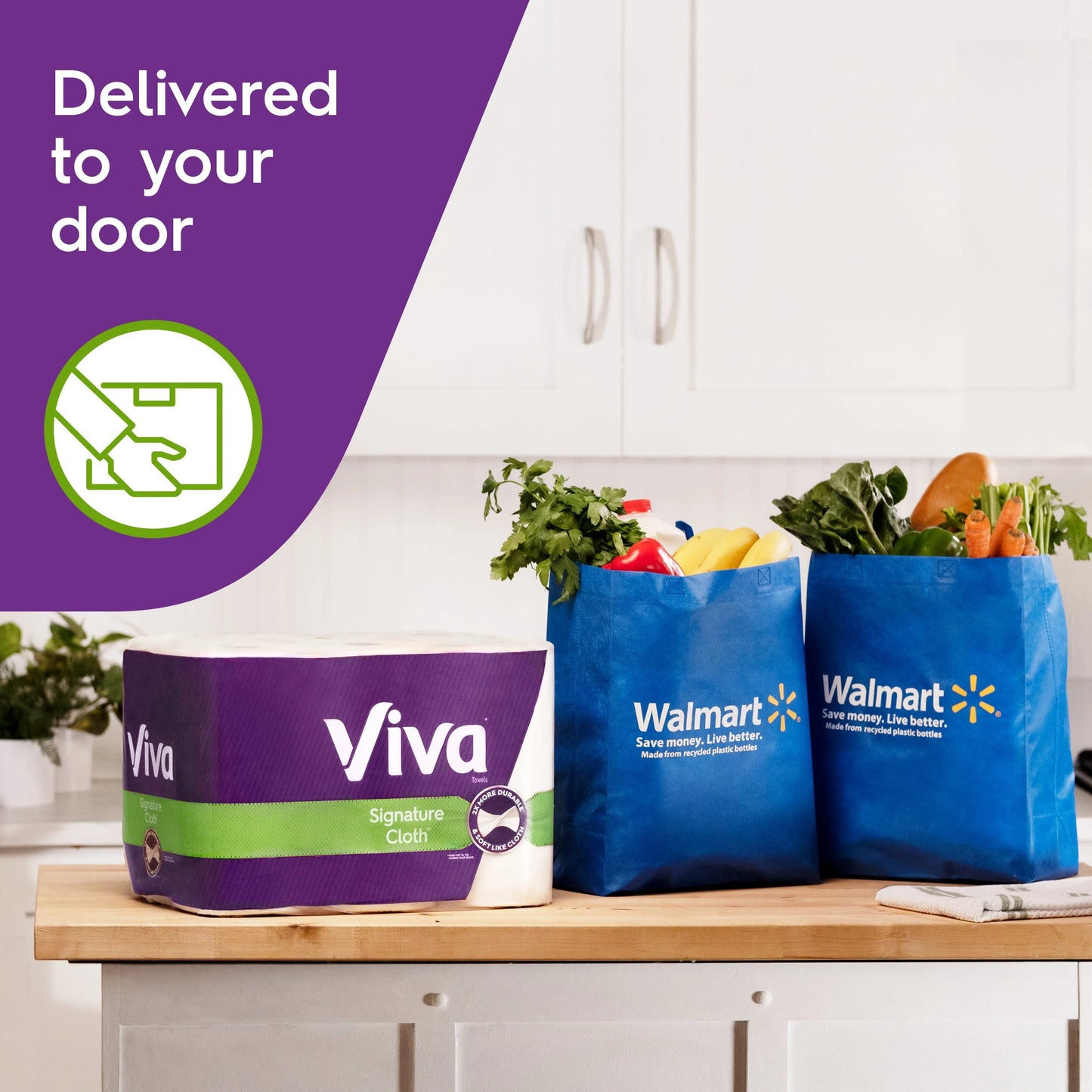 Viva Signature Cloth Paper Towels, 6 Double Rolls (94 Sheets per Roll)