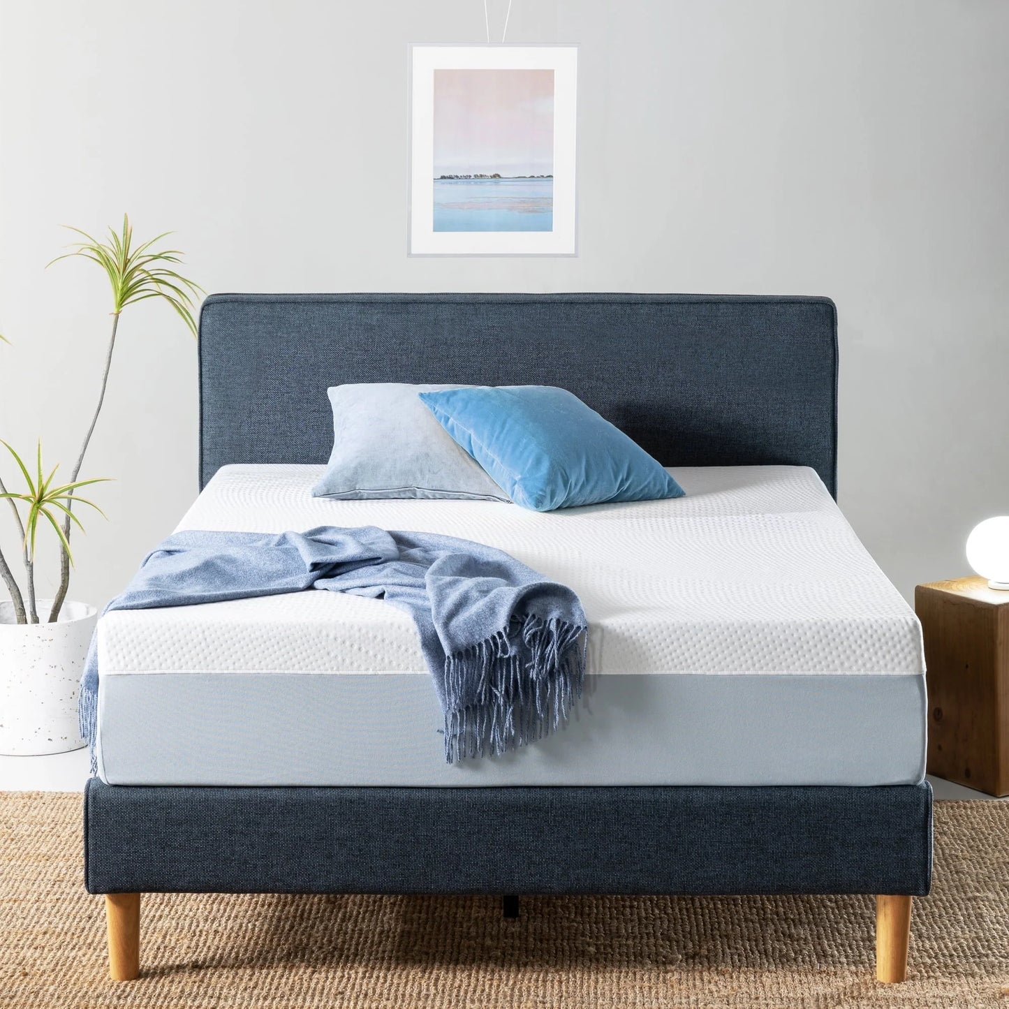 Spa Sensations by Zinus 12" Gel Essential Memory Foam Mattress, King